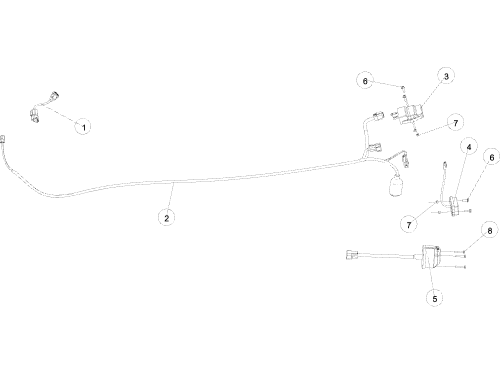 Електропроводка задня частина (довга версія) AT6L